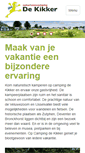 Mobile Screenshot of campingdekikker.nl